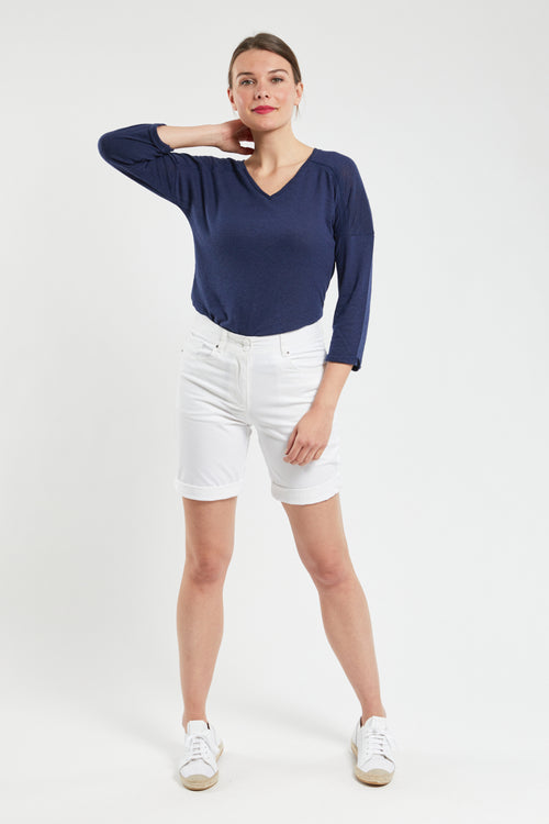 Bermuda LINARI - coton - Bermudes - 1