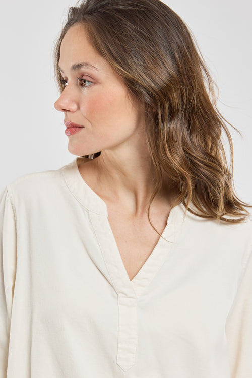 Tunique col V CHELBANE - Bermudes - 2