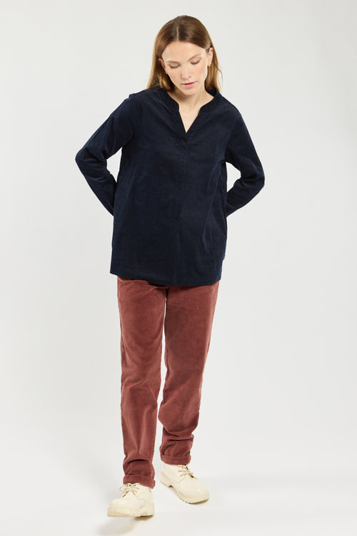 Blouse col V CHELBANE - Bermudes - 3