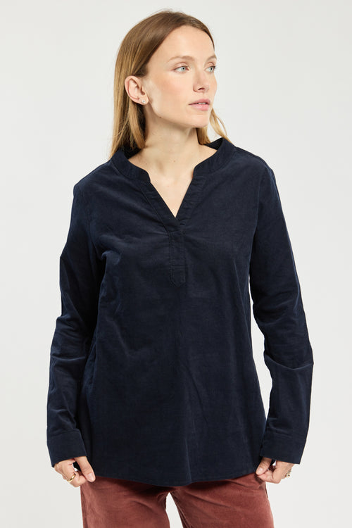 Blouse col V CHELBANE - Bermudes - 1