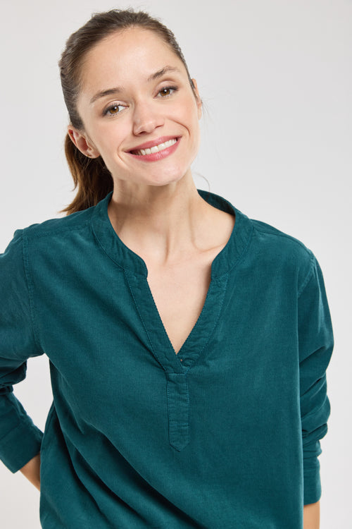 Tunique col V CHELBANE - Bermudes - 1