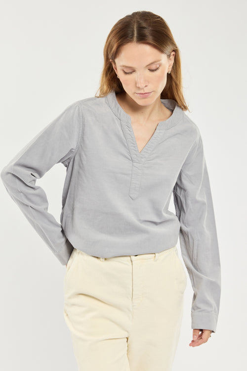 Blouse col V CHELBANE - Bermudes - 1