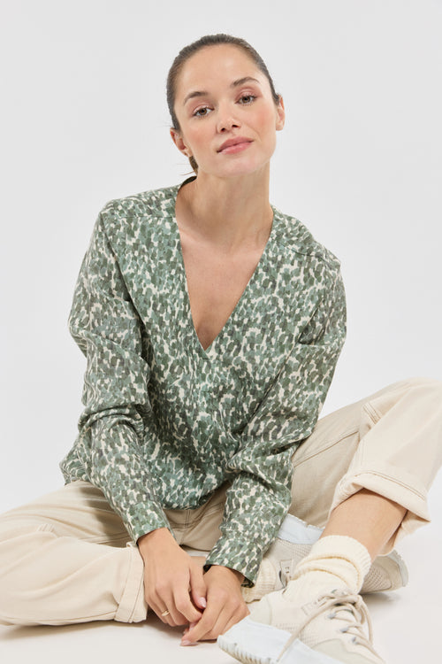 Tunique imprimée CASTIN - Bermudes - 1