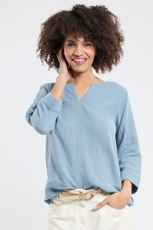 Tunique CALIA - gaze de coton - Bermudes - 2