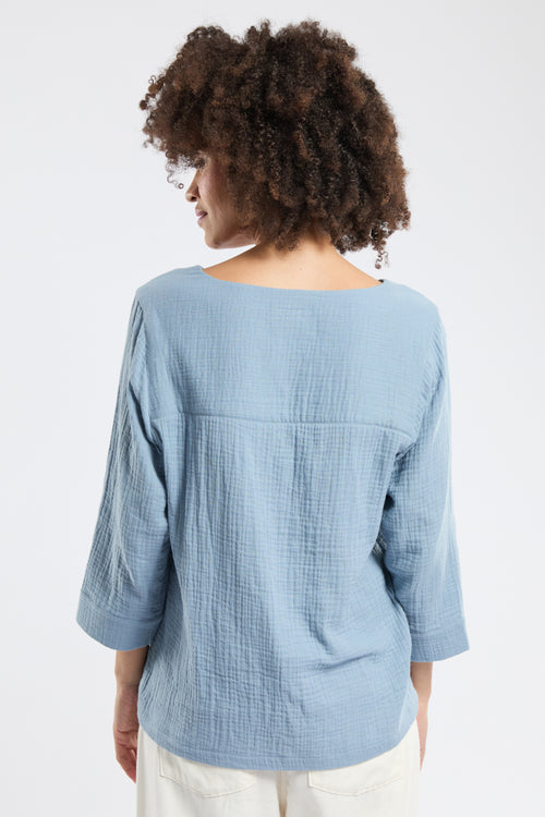 Tunique CALIA - gaze de coton - Bermudes - 4