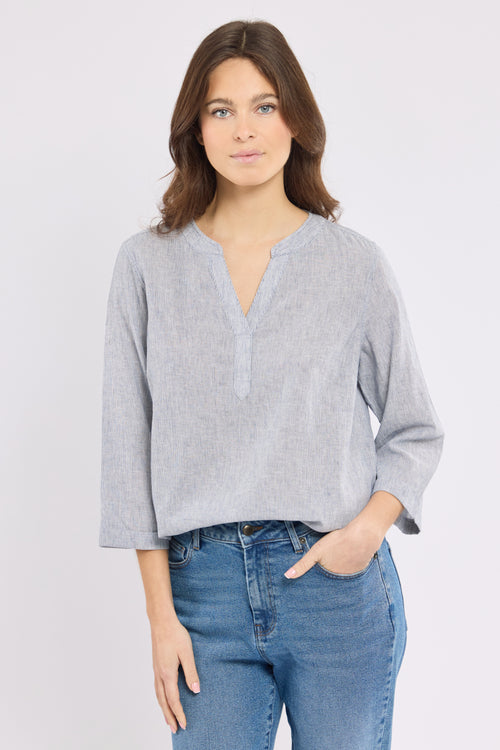 Tunique manches 3/4 CORIE - coton - Bermudes - 1