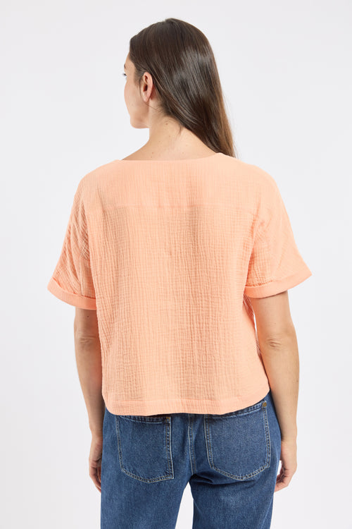 Tunique col V - coton biologique - Bermudes - 4