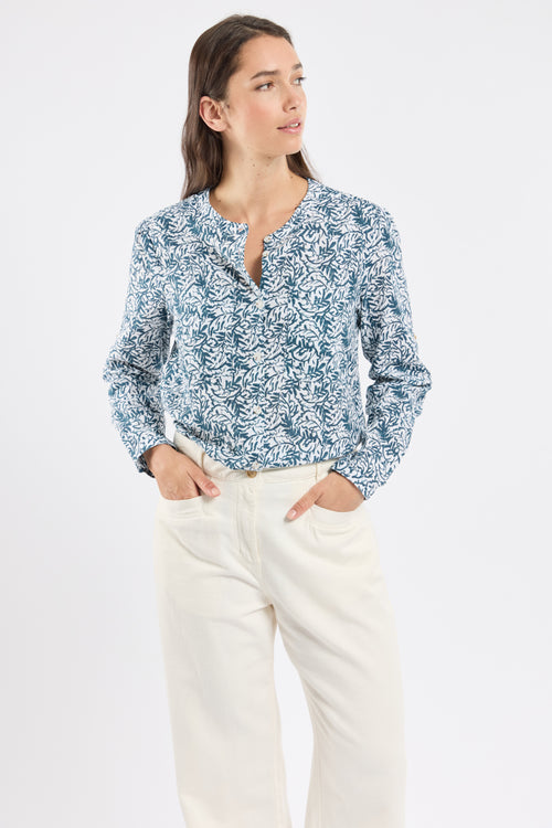 Blouse fleurie CORLYNE - Bermudes - 1