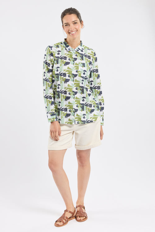 Chemisier imprimé CREWLINE - coton - Bermudes - 3