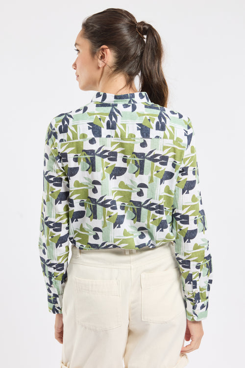 Chemisier imprimé CREWLINE - coton - Bermudes - 4