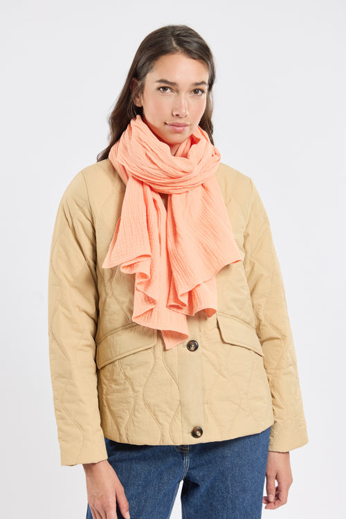 Foulard JORLYNE - gaze de coton - Bermudes - 1