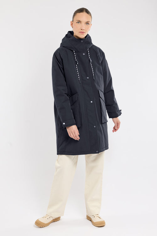 Parka longue BLAZIK - polyester recyclé - Bermudes - 1