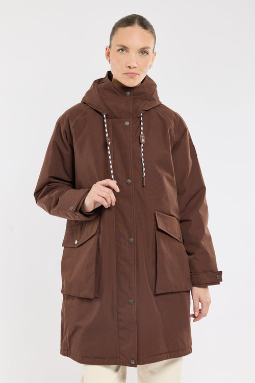 Parka longue BLAZIK - polyester recyclé - Bermudes - 1