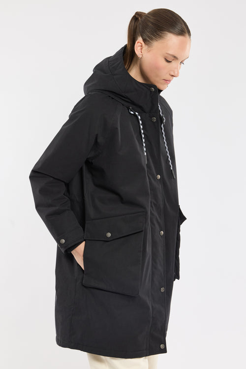 Parka longue BLAZIK - polyester recyclé - Bermudes - 1