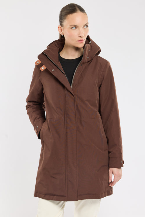 Parka longue BREVIK - polyester recyclé - Bermudes - 1