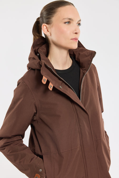 Parka longue BREVIK - polyester recyclé - Bermudes - 2