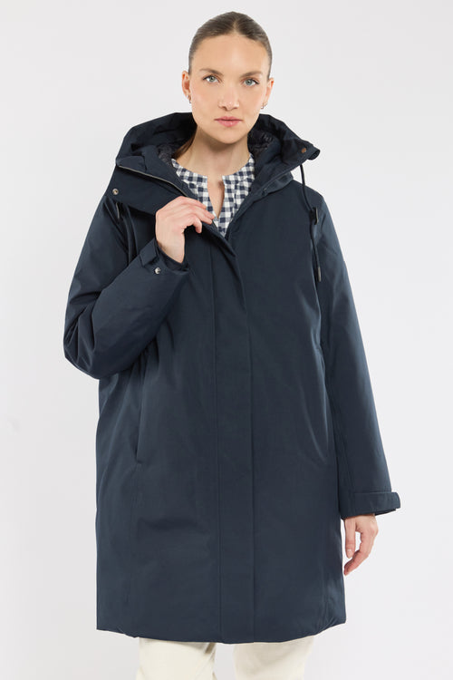 Parka longue BROSKOS - polyester recyclé - Bermudes - 1