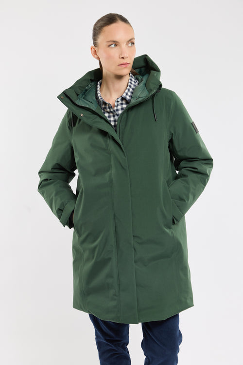 Parka longue BROSKOS - polyester recyclé - Bermudes - 1