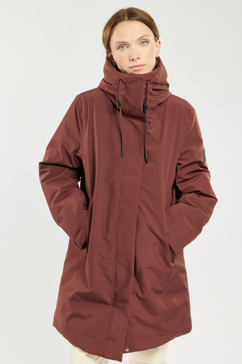 Parka longue BROSKOS - polyester recyclé - Bermudes - 1