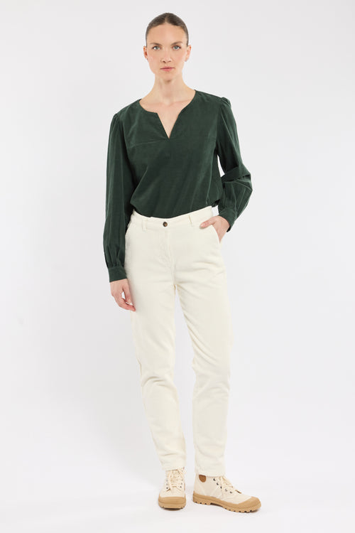 Pantalon velours LUIS - coton biologique - Bermudes - 1