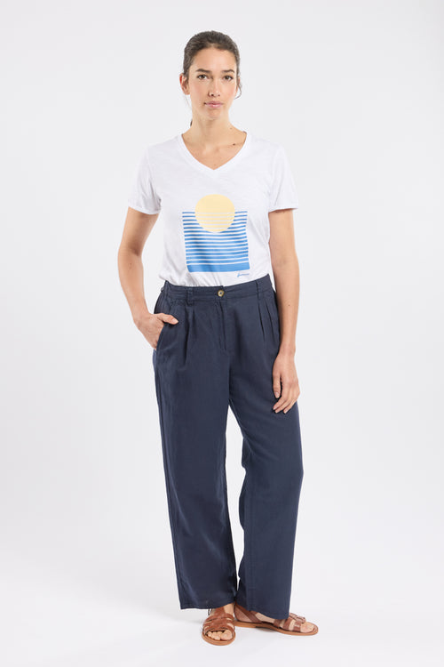 Pantalon coupe large LEYAN - Bermudes - 1