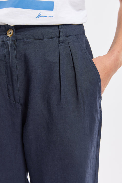 Pantalon coupe large LEYAN - Bermudes - 2