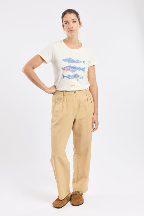 Pantalon coupe large LEYAN - Bermudes - 1