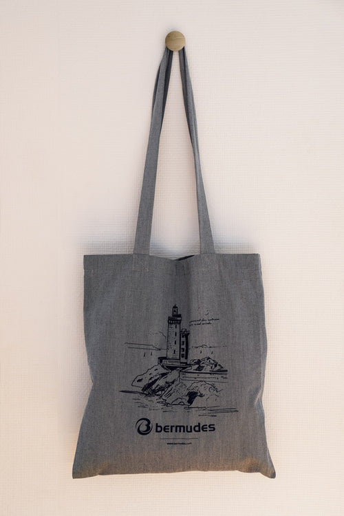 Tote bag Phare - coton - Bermudes - 1