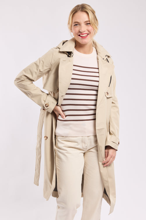 Trench long BEAUCE - polyester recyclé - Bermudes - 3