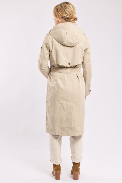 Trench long BEAUCE - polyester recyclé - Bermudes - 6