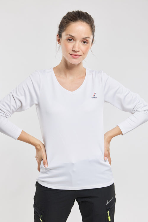 T-shirt manches longues COLMAN - polyester recyclé - Bermudes - 1