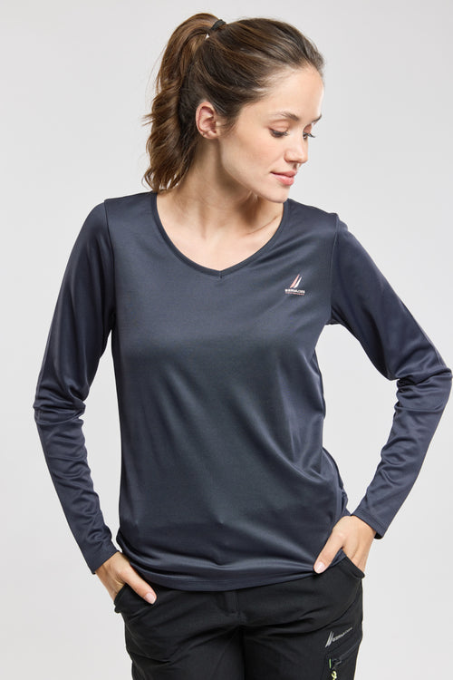 T-shirt manches longues COLMAN - polyester recyclé - Bermudes - 1