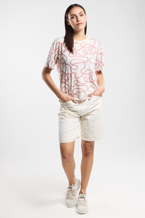 T-shirt motif cordage COSTELY - Bermudes - 3