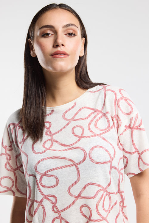 T-shirt motif cordage COSTELY - Bermudes - 4