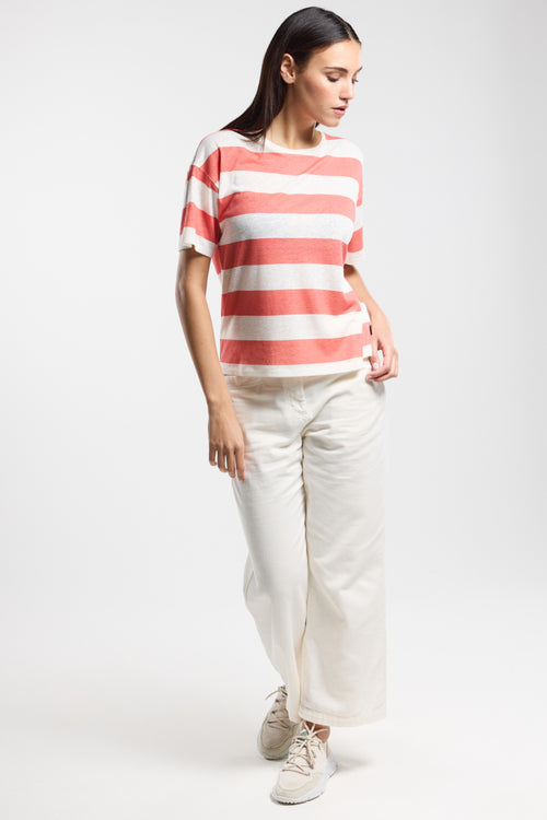 T-shirt rayé COSTELY - Bermudes - 3