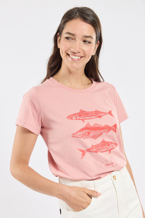 T-shirt sérigraphié CYBAILLE - coton - Bermudes - 2