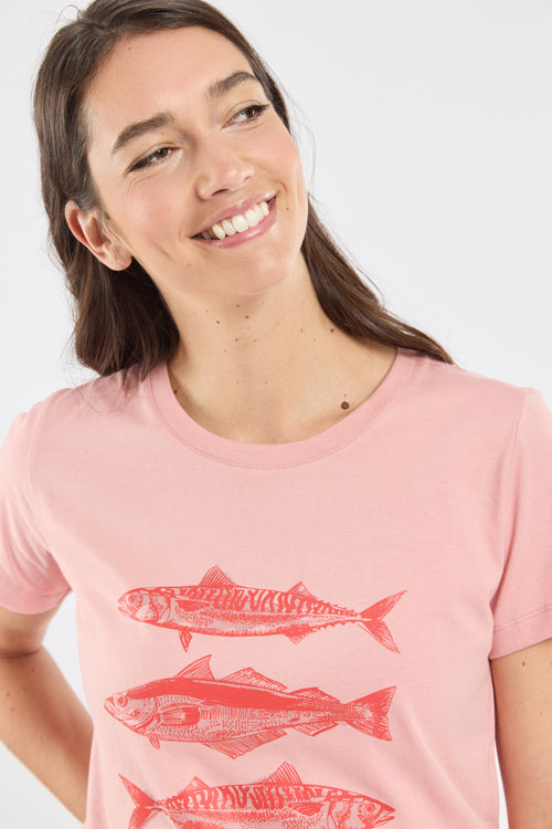 T-shirt sérigraphié CYBAILLE - coton - Bermudes - 1