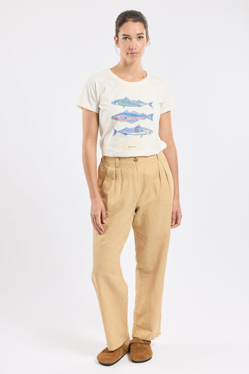 T-shirt sérigraphié CYBAILLE - coton - Bermudes - 3