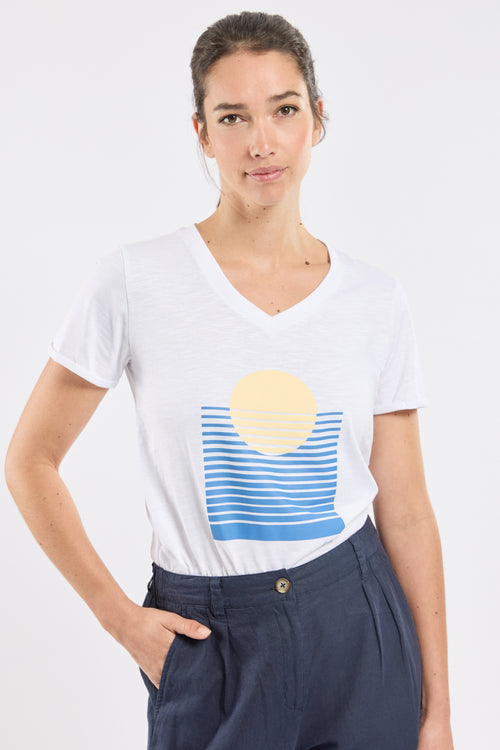 T-shirt CLORYS - coton léger - Bermudes - 1