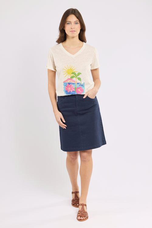 T-shirt sérigraphié CAUVAN - Bermudes - 3