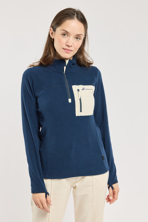 Sweat polaire zippé MOLENE - Micropolaire Polartec® - Bermudes - 6
