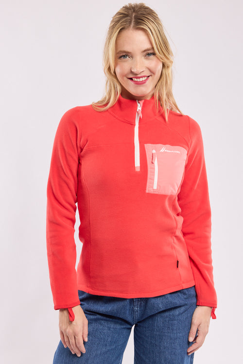 Sweat polaire zippé MOLENE - Micropolaire Polartec® - Bermudes - 1