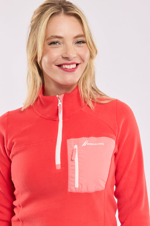 Sweat polaire zippé MOLENE - Micropolaire Polartec® - Bermudes - 2