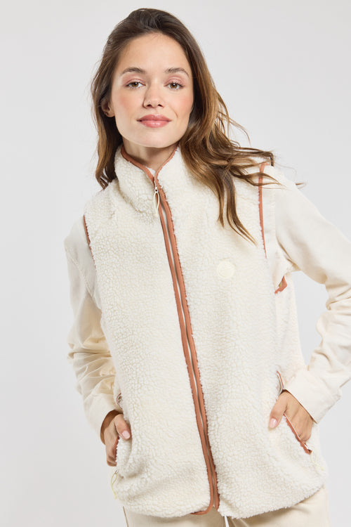 Polaire sans manches moutonnée MACAEL - Bermudes - 1