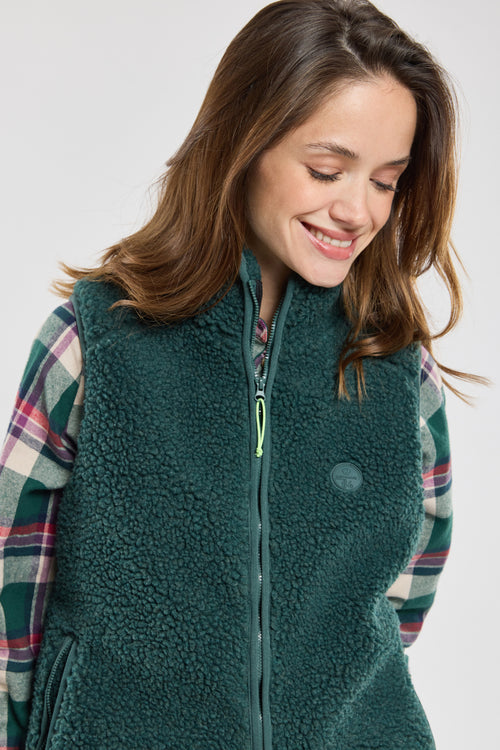 Polaire sans manches moutonnée MACAEL - Bermudes - 1