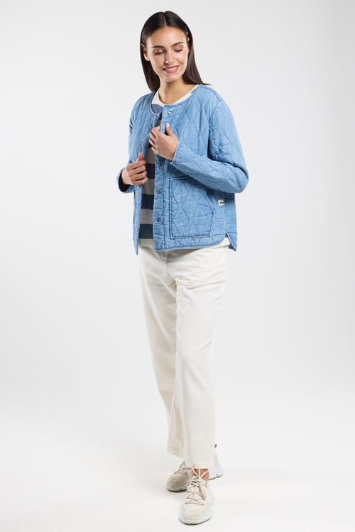 Veste matelassée denim BIROCK - Bermudes - 4