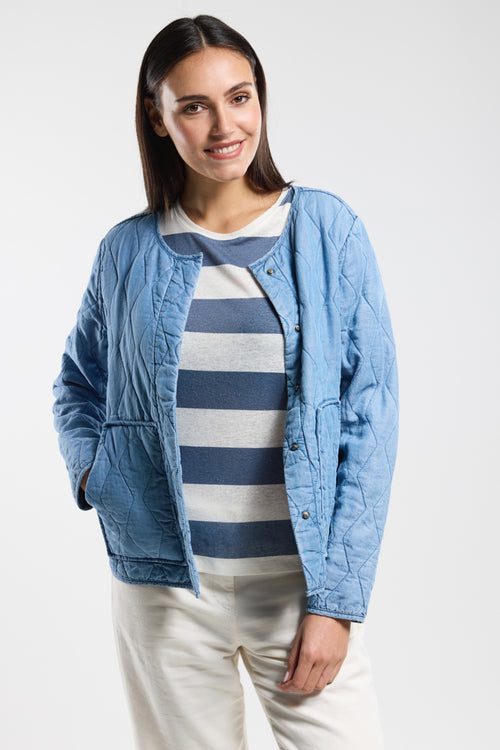 Veste matelassée denim BIROCK - Bermudes - 1