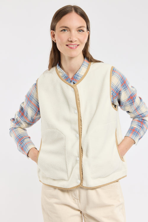Veste polaire sans manche MEDINA - polyester recyclé - Bermudes - 1