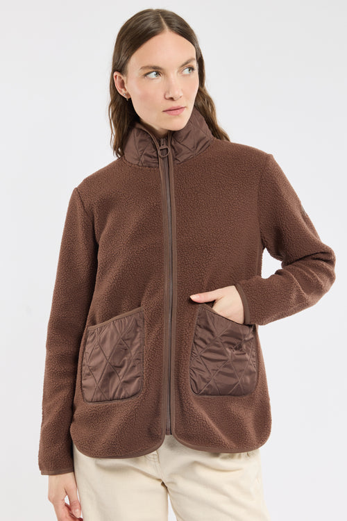 Veste polaire moutonnée MAHREZE - polyester recyclé - Bermudes - 1