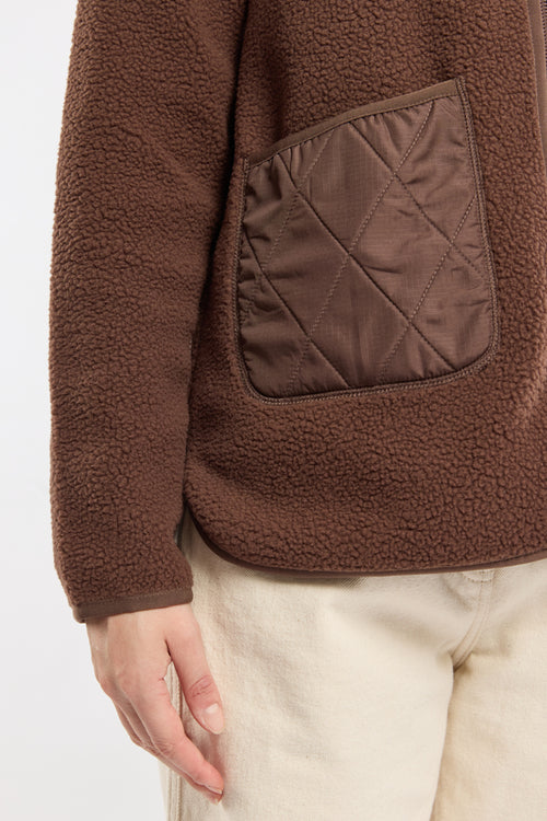 Veste polaire moutonnée MAHREZE - polyester recyclé - Bermudes - 5